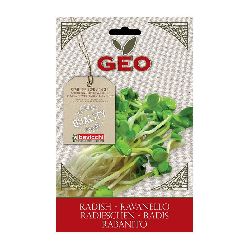 Rabanito Sembrar/Germinar bio (30 gr.) 